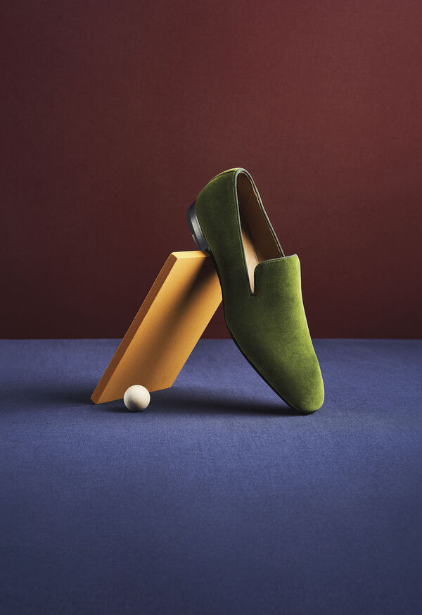 Paul Stuart Shop Harrier II Velvet Slip Ons, image 1